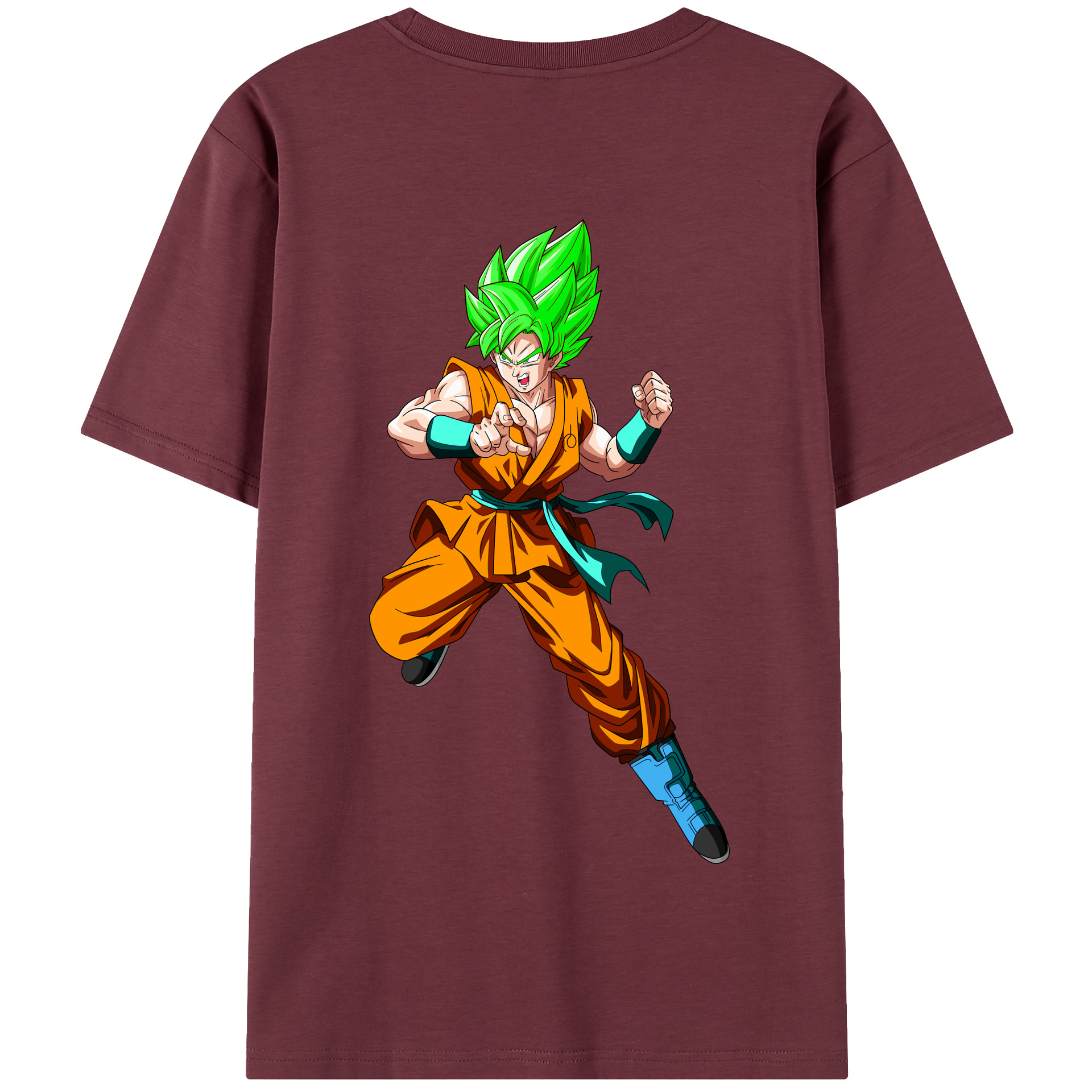 （画像用） ドラゴンボール 孫 悟飯（そんごはん）DRAGON BALL Son Gohan 綿100％半袖Tシャツ（背面プリント）